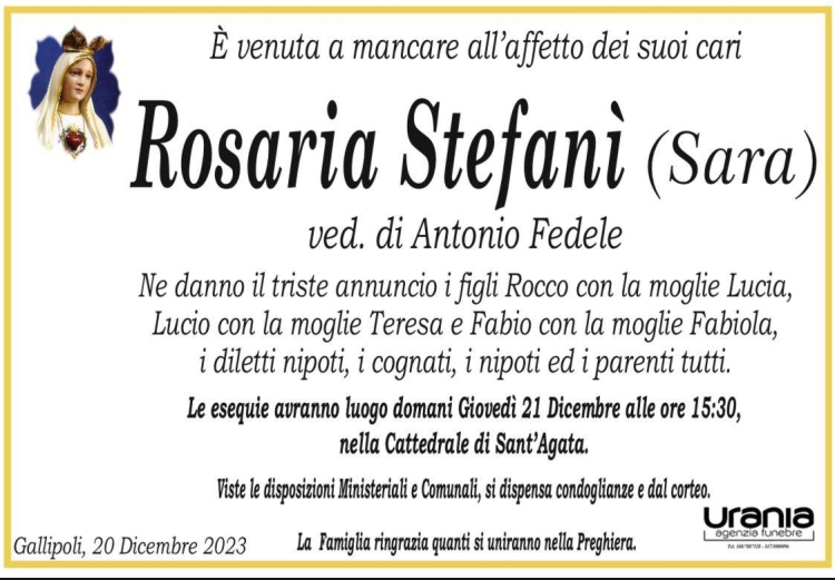 Rosaria Stefanì