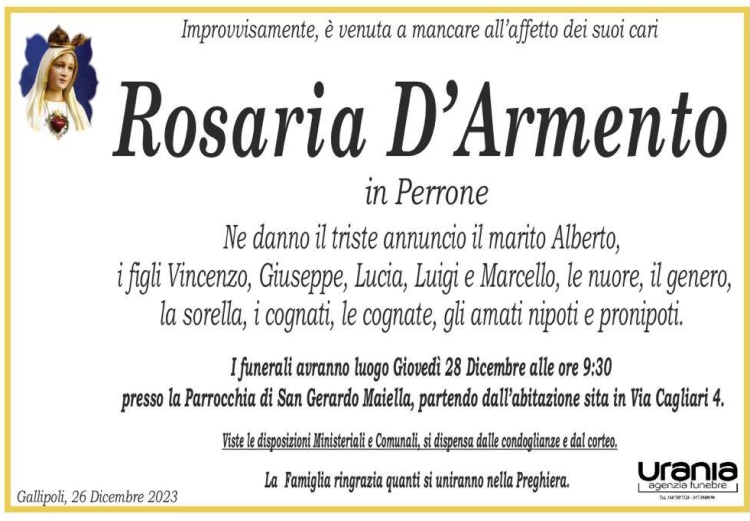 Rosaria D'Armento